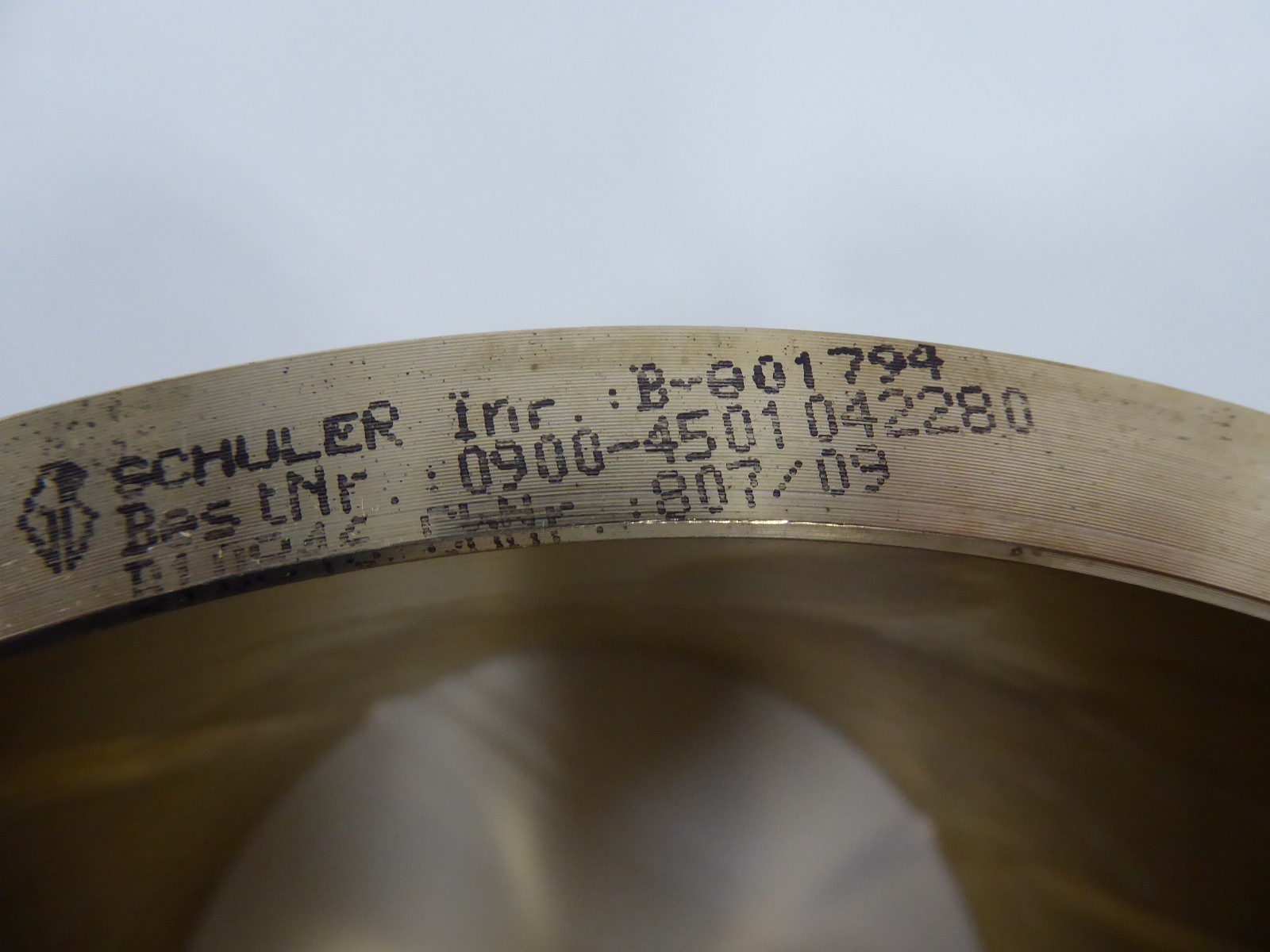 Schuler B801794 Brass Hub