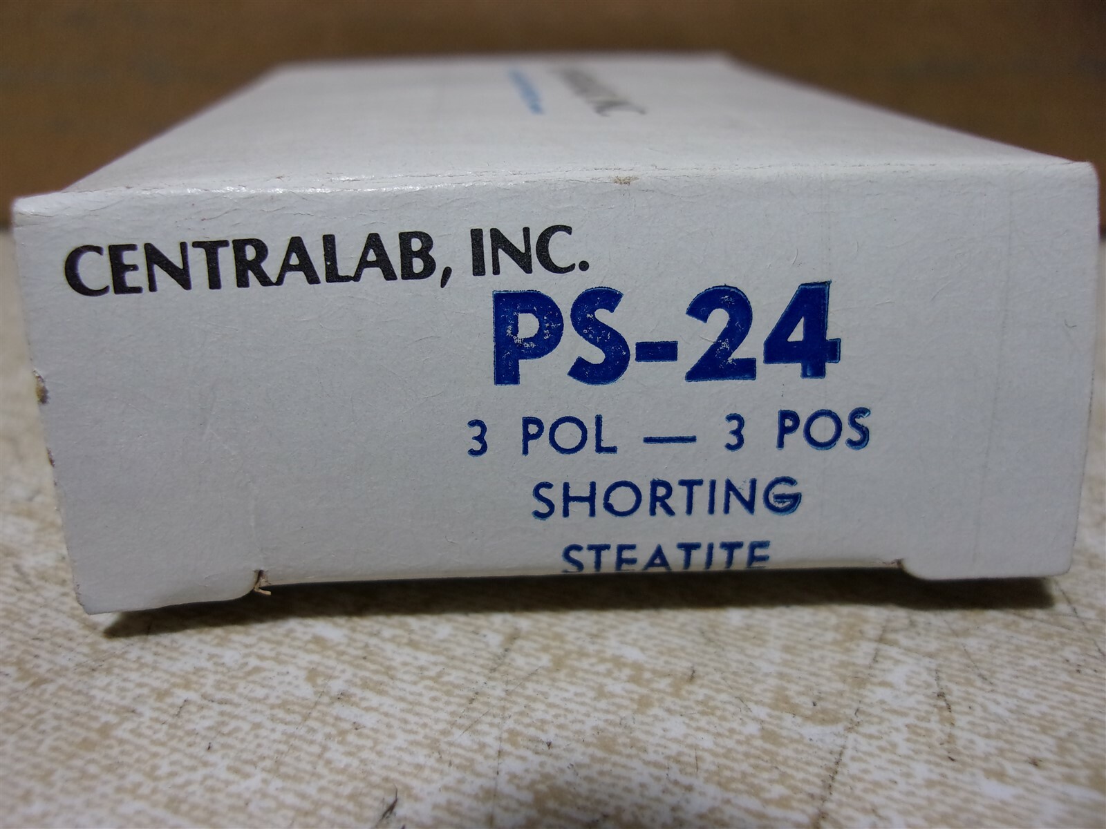 NEW Centralab PS24 3-Pol-3Pos Shorting Steatite *FREE SHIPPING*