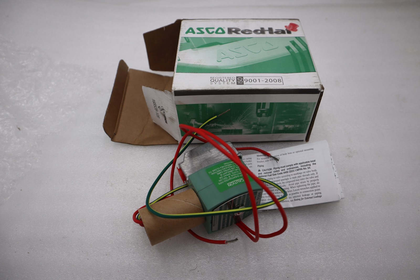 NEW ASCO REDHAT 8040H7 110/120V 15PSI 1/4″ NSNP STOCK H617A