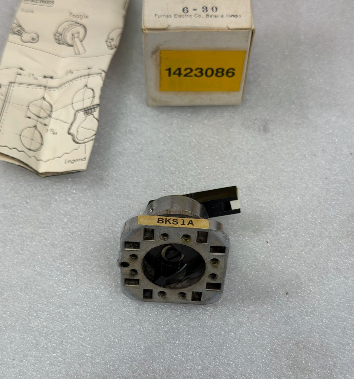 Furnas Electric BKS1A Selector Switch