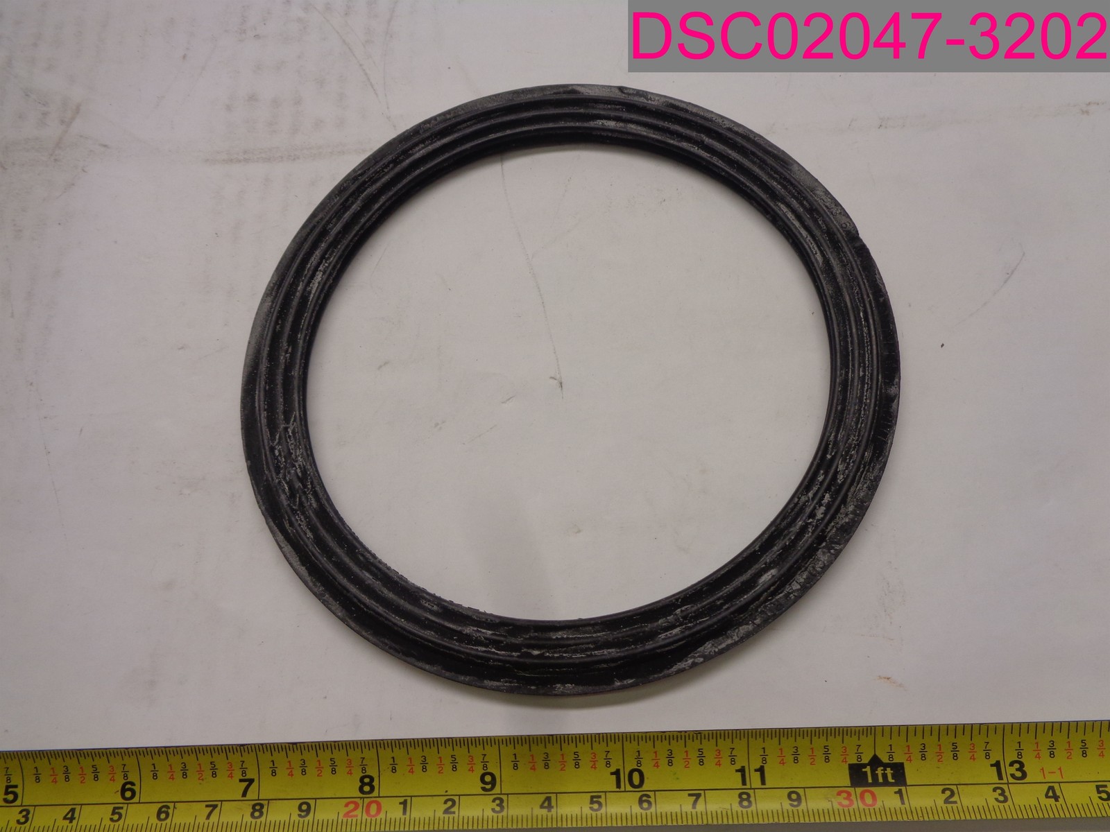 QTY=4; 6″ Dia. Seal, Gasket, Washer, Rubber