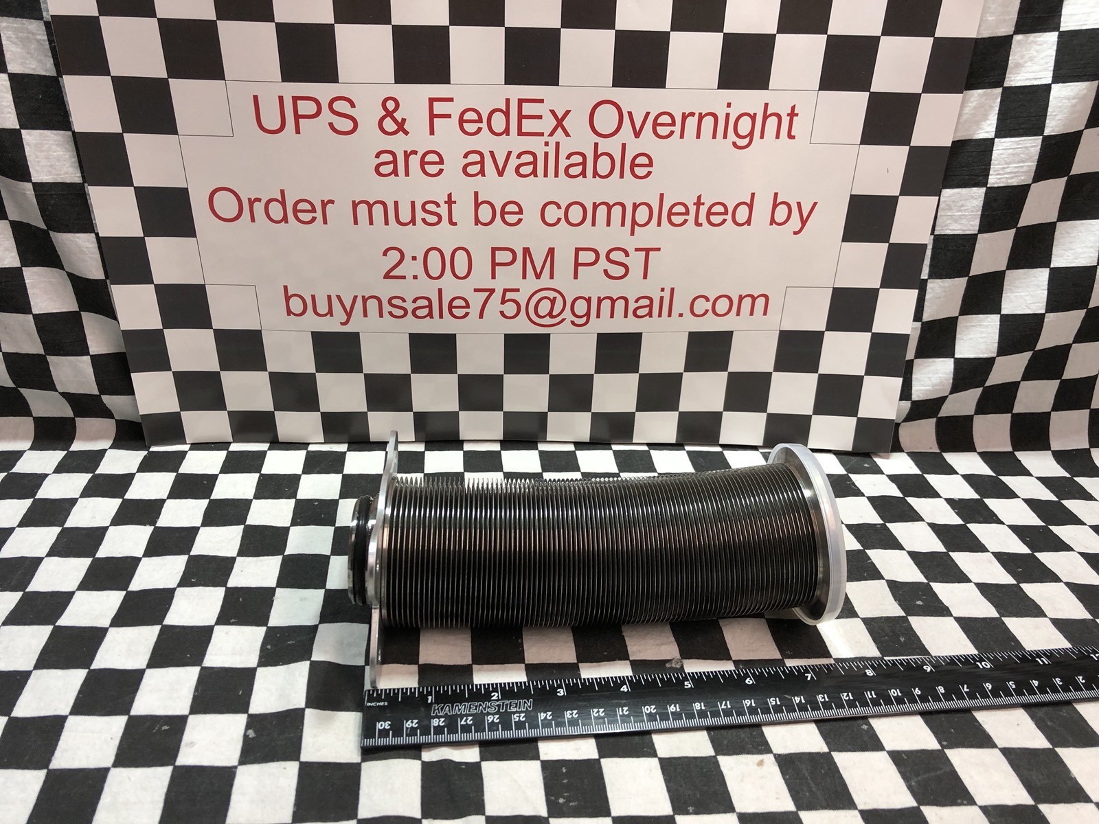 Adapter Welded Bellow Flexible Hose Vacuum KF50 x 7.5″ x .005 THK, SHIPSAMEDAY