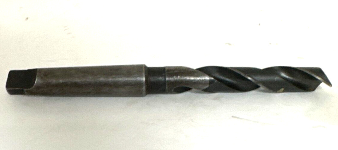 NATIONAL TAPER SHANK DRILL BIT 2-SPIRAL FLUTE OAL: 9-3/8″ SHANK LENGTH: 7/8″ MT3
