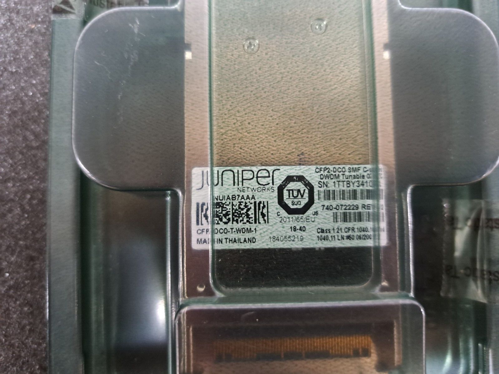 New, Juniper Networks, CFP2-DCO-T-WDM-1, 100-Gigabit Ethernet MIC with CFP2
