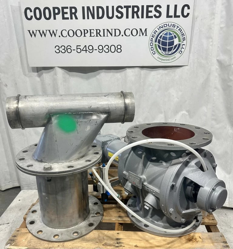 ITEM 2670: 10” DIAMETER DMN WESTINGHOUSE ROTARY AIRLOCK MODEL AL-250-1 USED S…