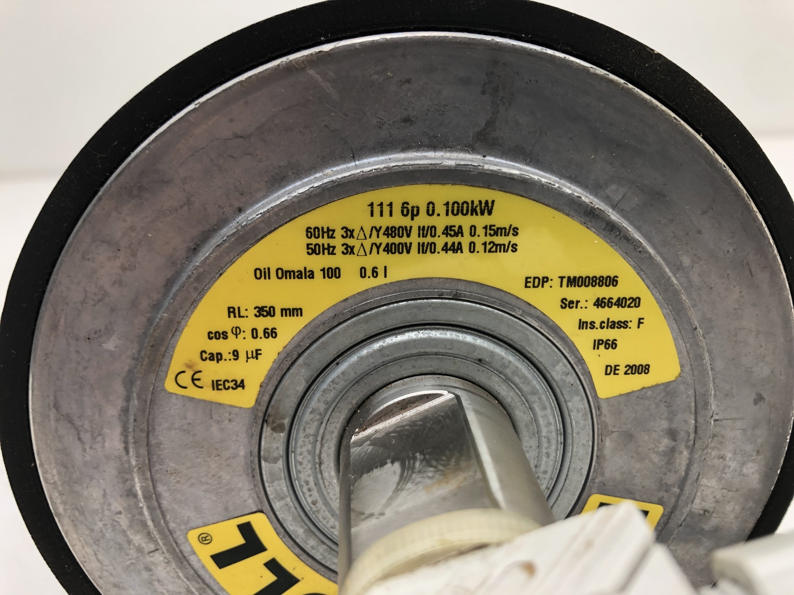 INTERROLL DRUM MOTOR 111 6P 0.100 kW
