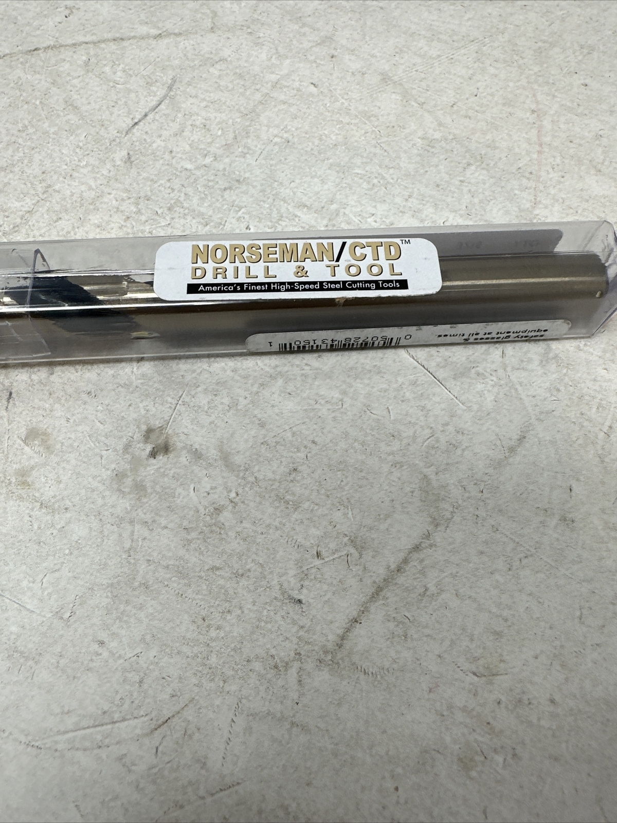 Norseman Drill, 43150 1/2″, Extra Length Heavy-Duty 135 deg Split Point Bit