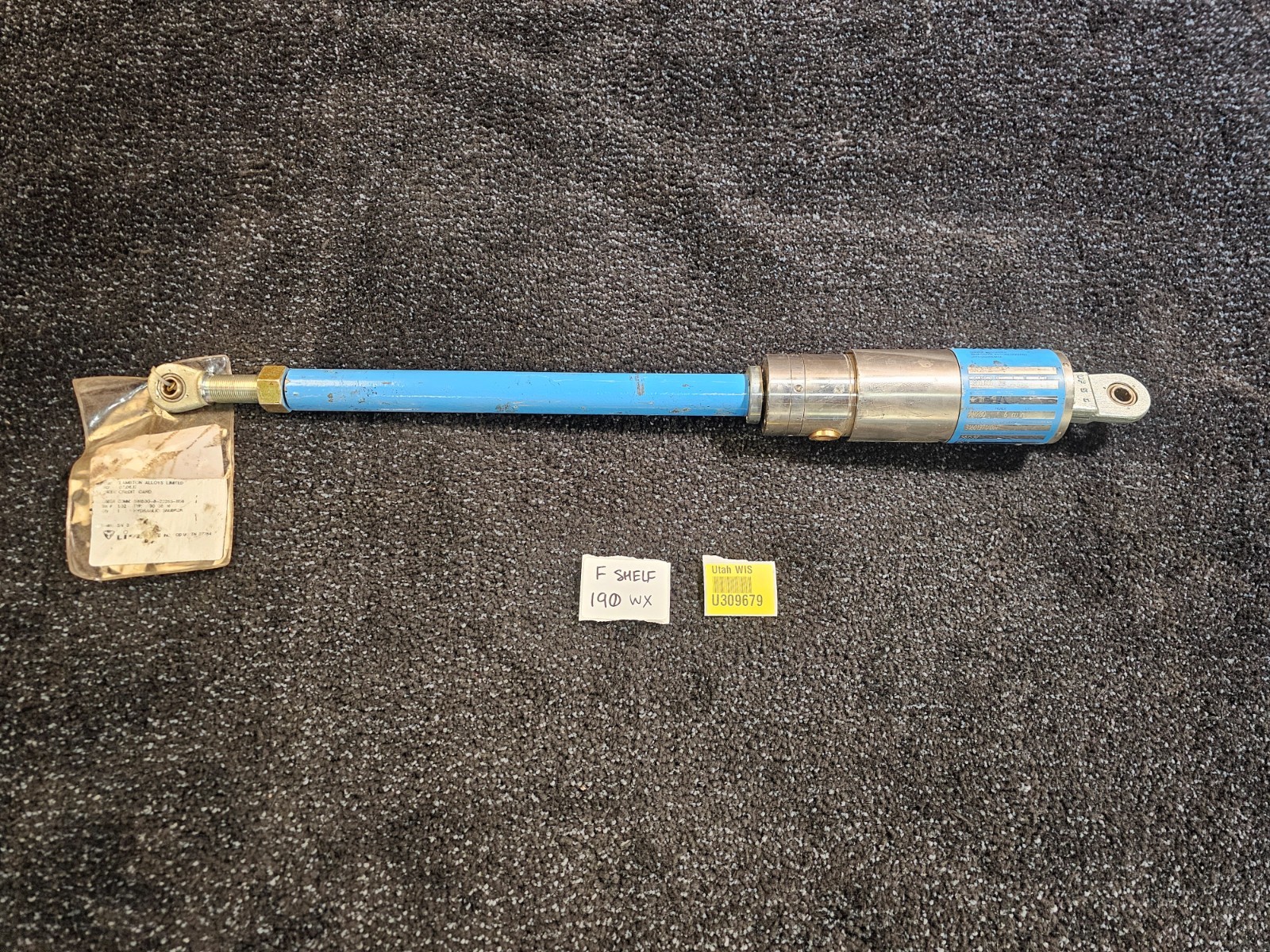 Lisega 30 38 16 Shock Absorber 1800psi 4 in Stroke AP280 Oil 31601371/001