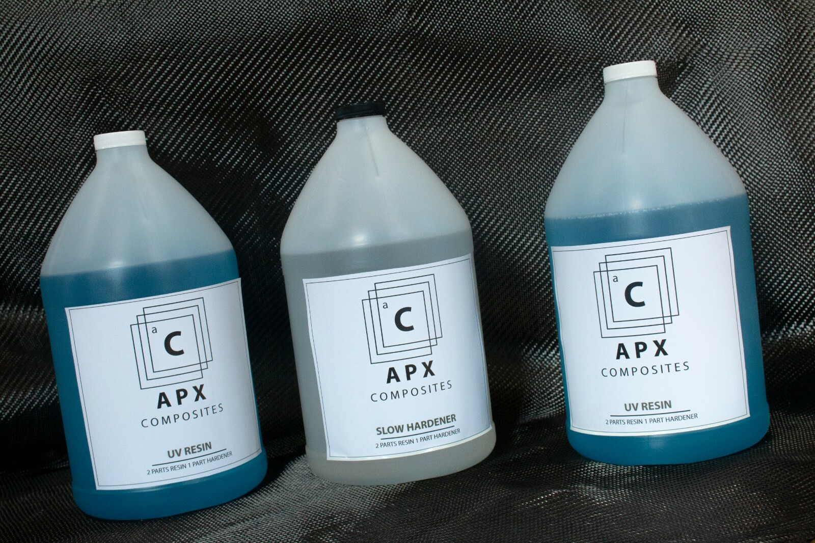 APX UV RESIN 3 Gallon 384 OZ FAST Hardener CARBON FIBER EPOXY RESIN