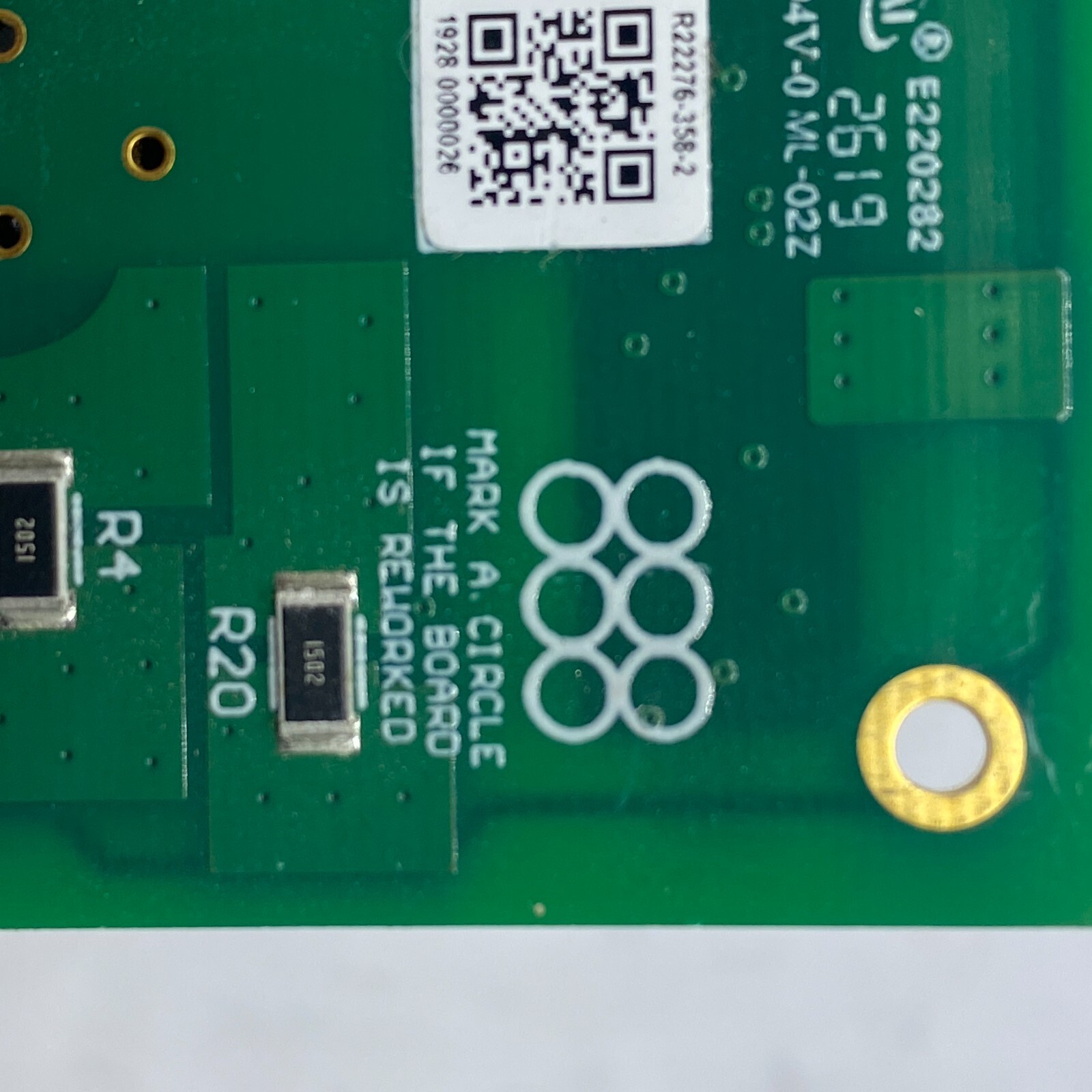 P22276-358-2 1928 0000026 / R22276-357 REV B / E220282 94V-0 ML – 02Z BOARD 🔔