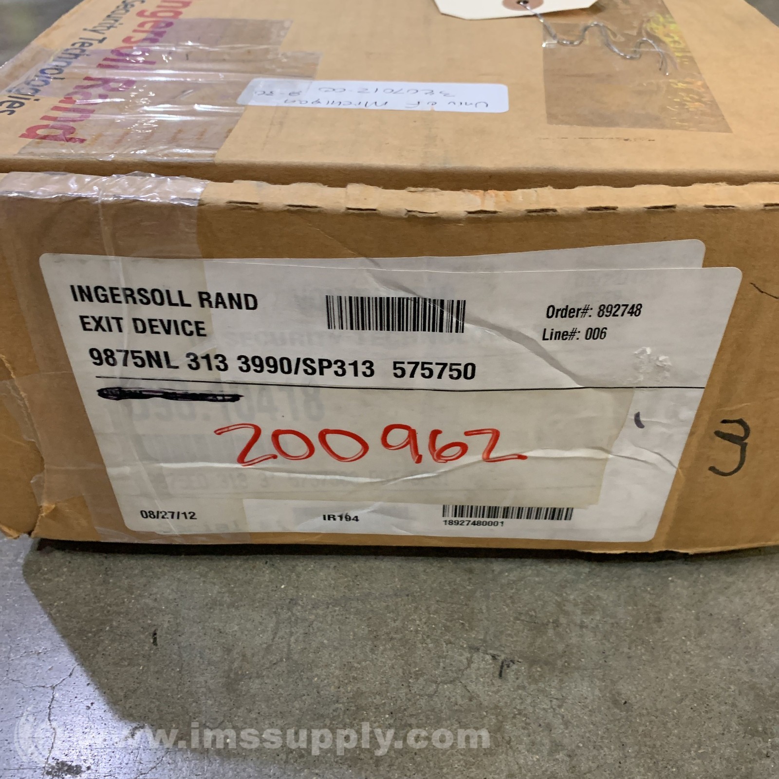 Von Duprin 9875NL 313 3990/SP313 575750 Exit Device FNFP