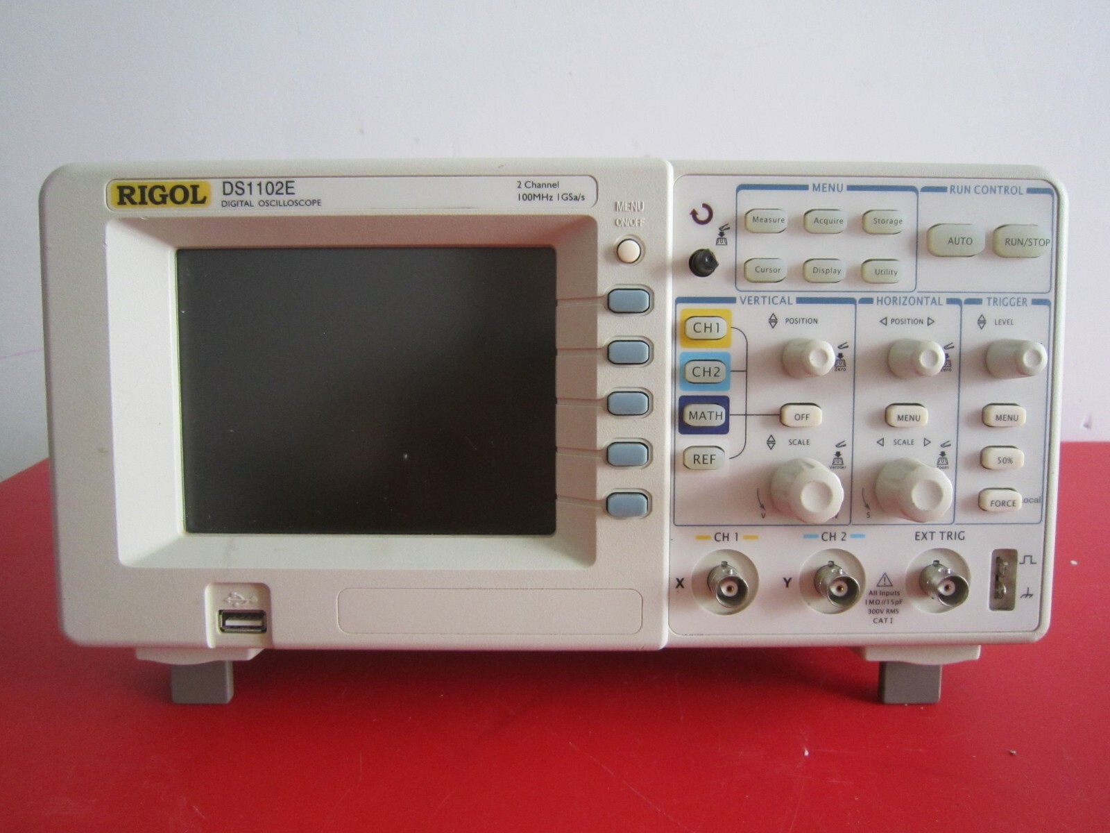 In Stock RIGOL Digital Oscilloscope DS1102E 100MHz 1GSa/s 1Mpts 2-CH New
