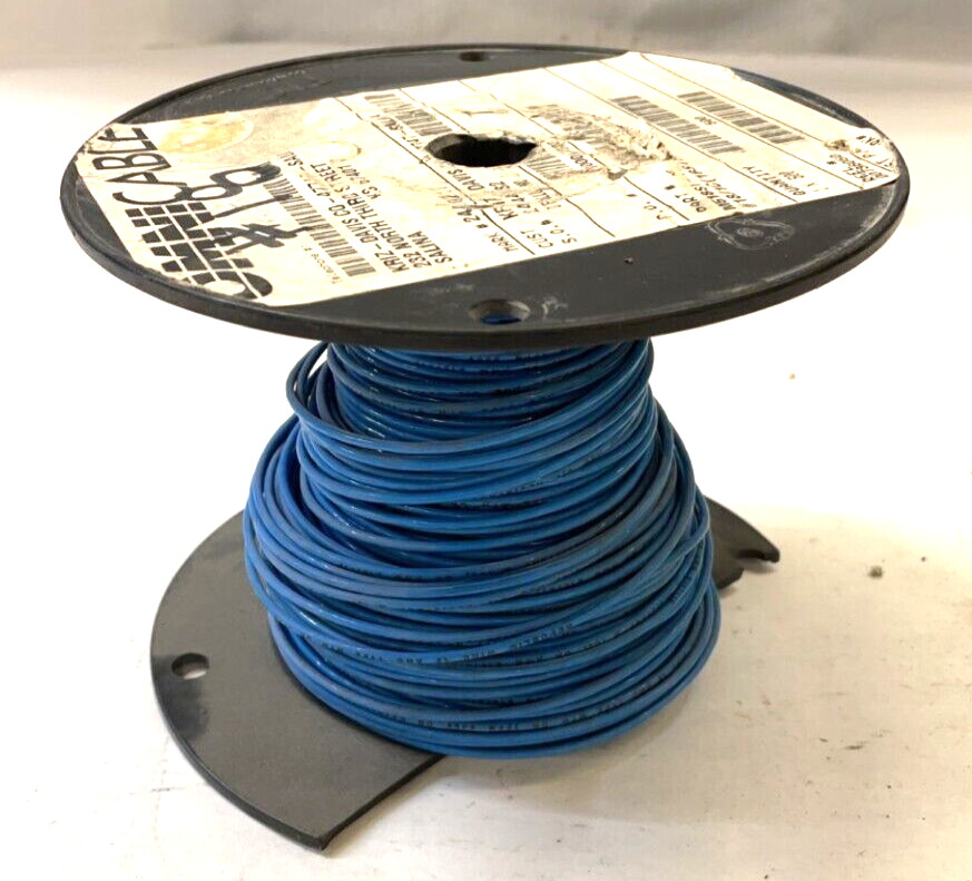 OMNI CABLE 18 AWG FIXTURE WIRE 80′ BLUE