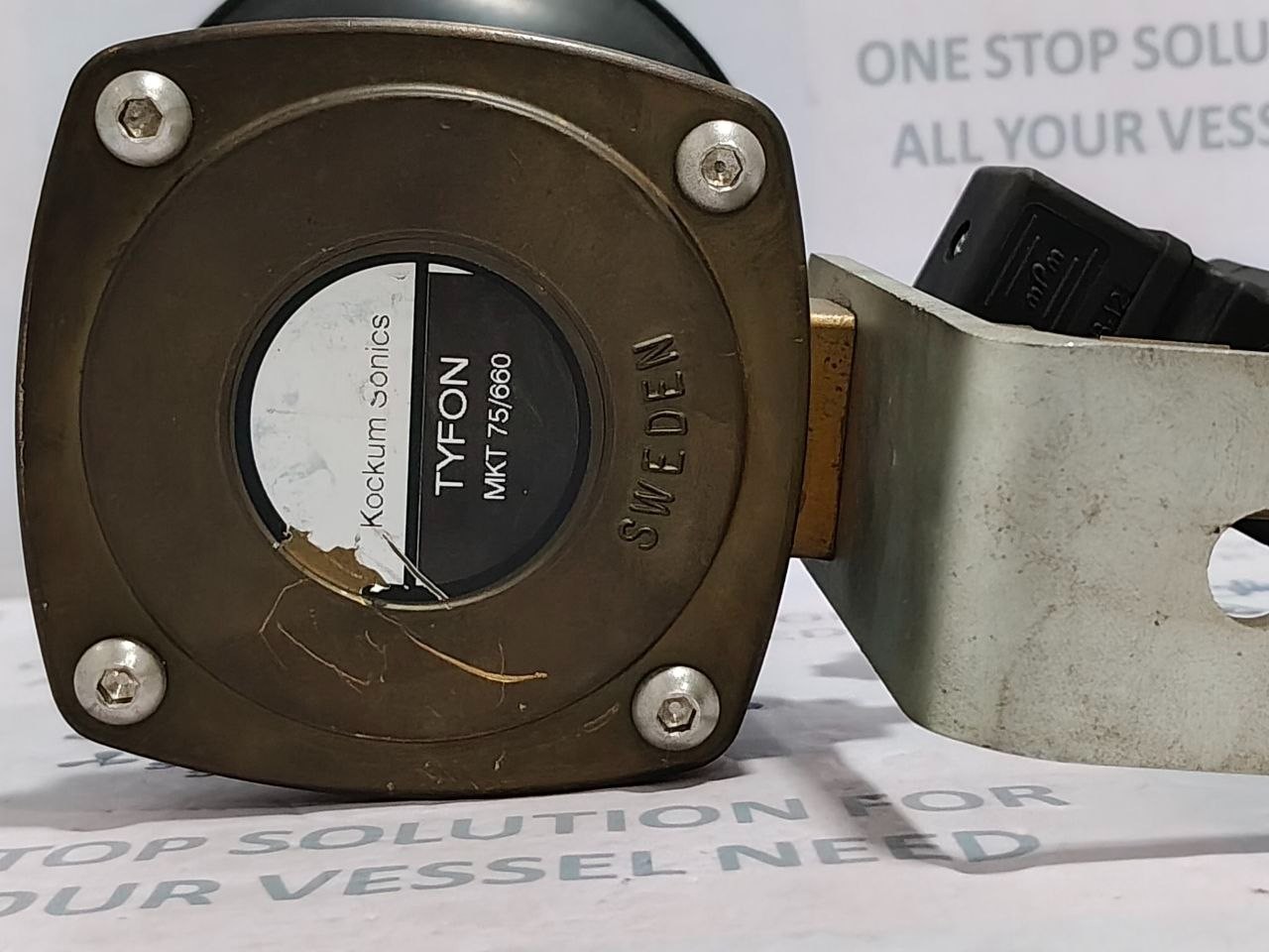 Kockum Sonics Tyfon MKT 75/660 Air Horn with Solenoid Valve