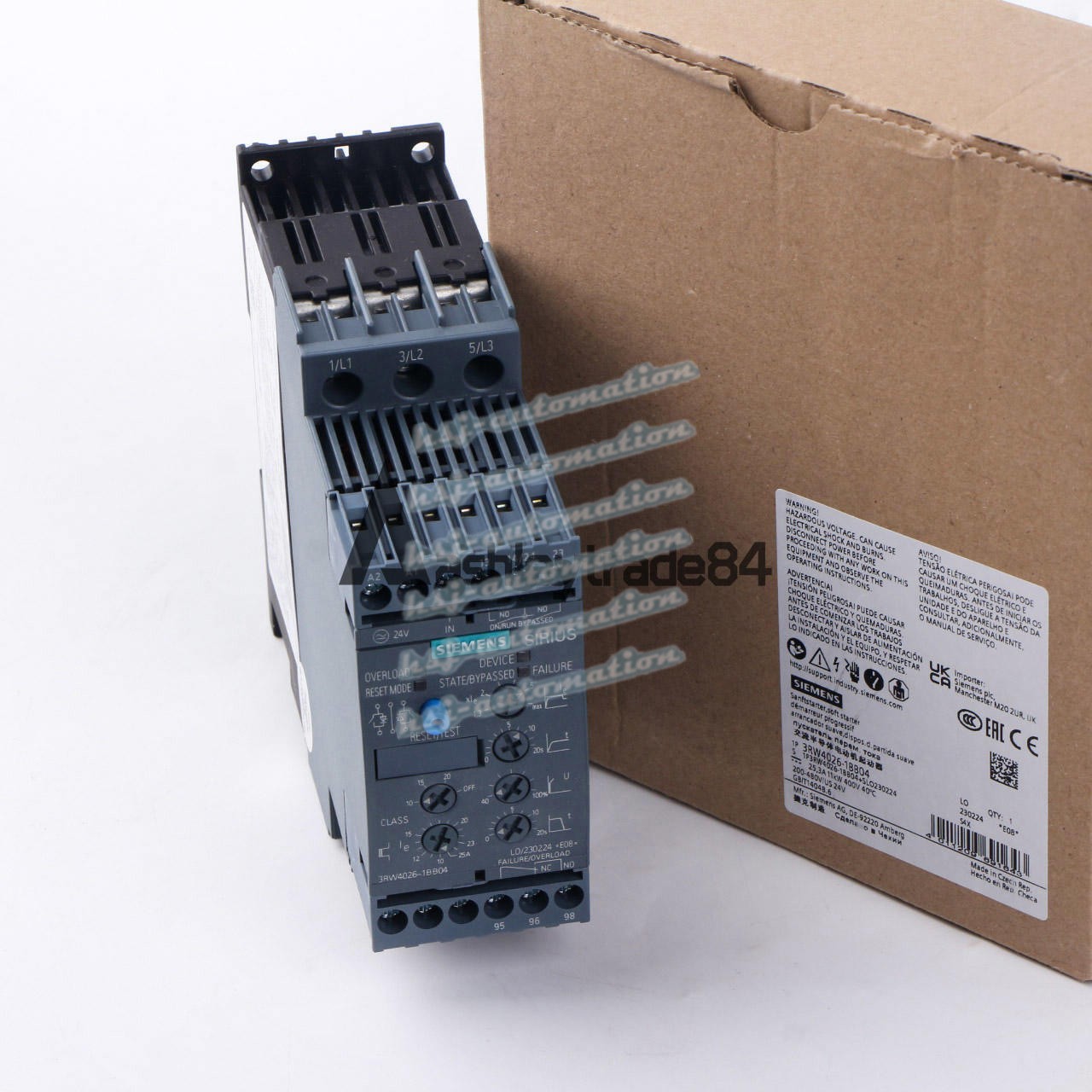 ONE NEW 3RW4026-1BB04 Siemens Soft Starter 3RW 4026-1BB04