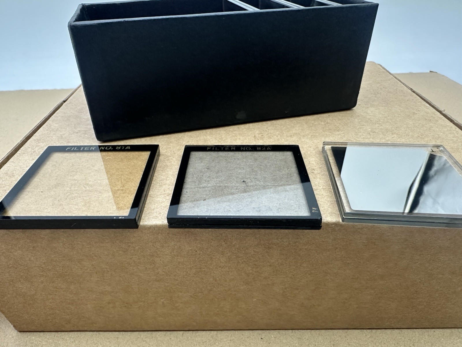 Vtg FULL BOX Set of SIX (6) Bausch & Lomb Optical Density Filters 313411-103