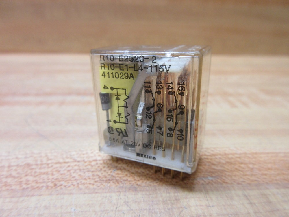 Potter & Brumfield R10-E2520-2-115V AC Relay R10-E2520-2-115VAC (Pack of 3)