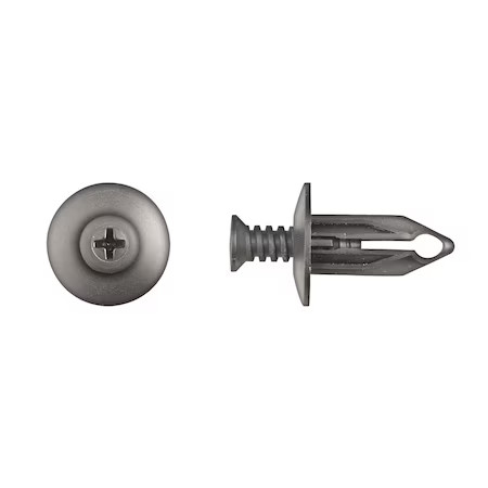 DISCO 11138PK Blk Nyln Phllp Screw Ret 13/32″ Hole Size 1″ Stem L PK25