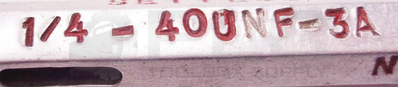 NEW ATLAS 1/4-40UNF-3A THREAD PLUG GAGE GO PD.2338 NOGO PD.2316