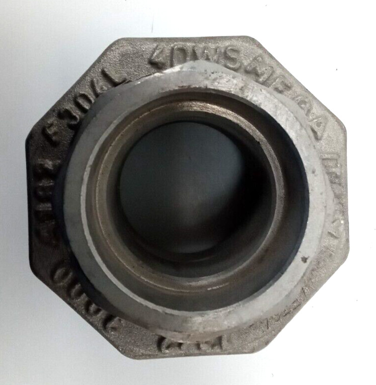 MEGA ITALY F304/ F304L 3000 A182 STAINLESS STEEL PIPE UNION 1 1/2″