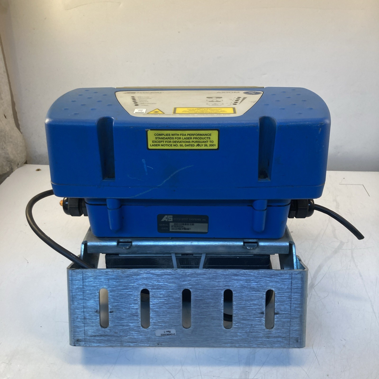 Accu-sort Axiom 2L Barcode Scanner Laser Enhanced untested
