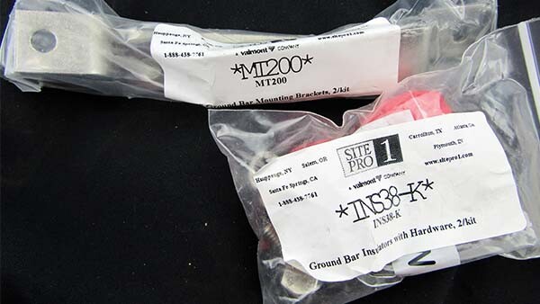 KIT WALL MTG FOR GRND BUSS BAR-INS38-K & MT200-10083722