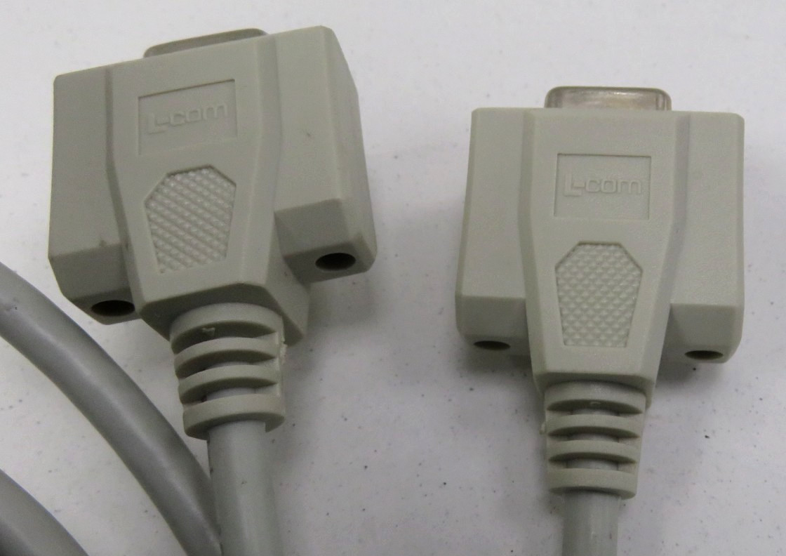 Lot of 2 L-com E119932-1 26AWG AWM 2464 VW-1 80C 300V Data Cable