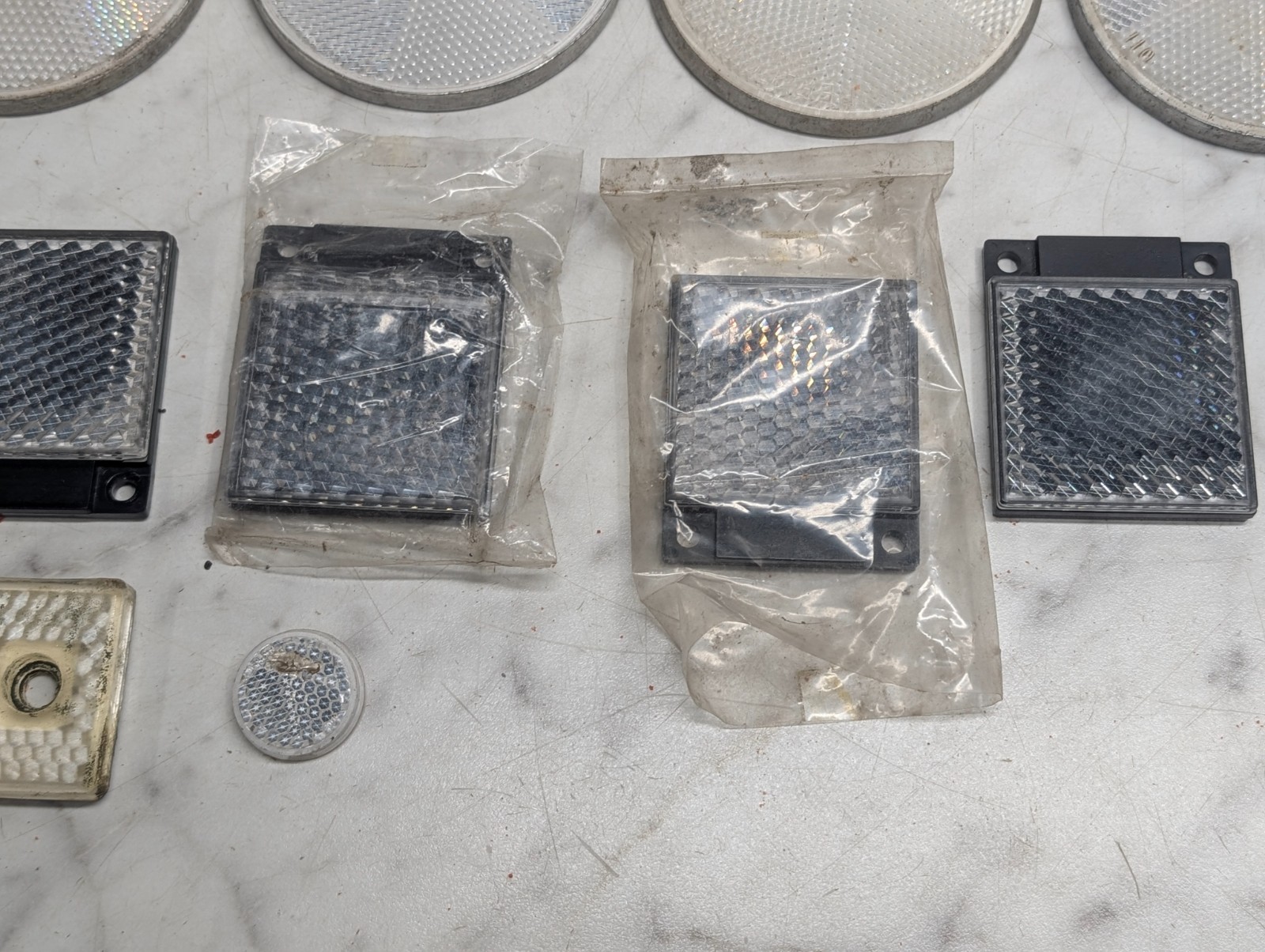 Lot Industrial Photoelectric Sensor Reflectors Retroreflective Targets Assorted