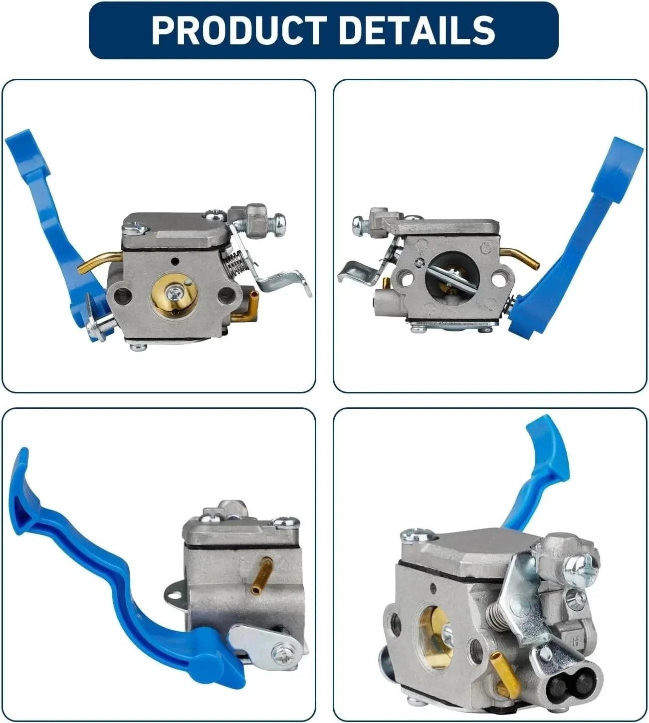 Carburetor Kit for Husqvarna 125b 125bx 125bvx Blower Carb W/ Air Filter Gasket