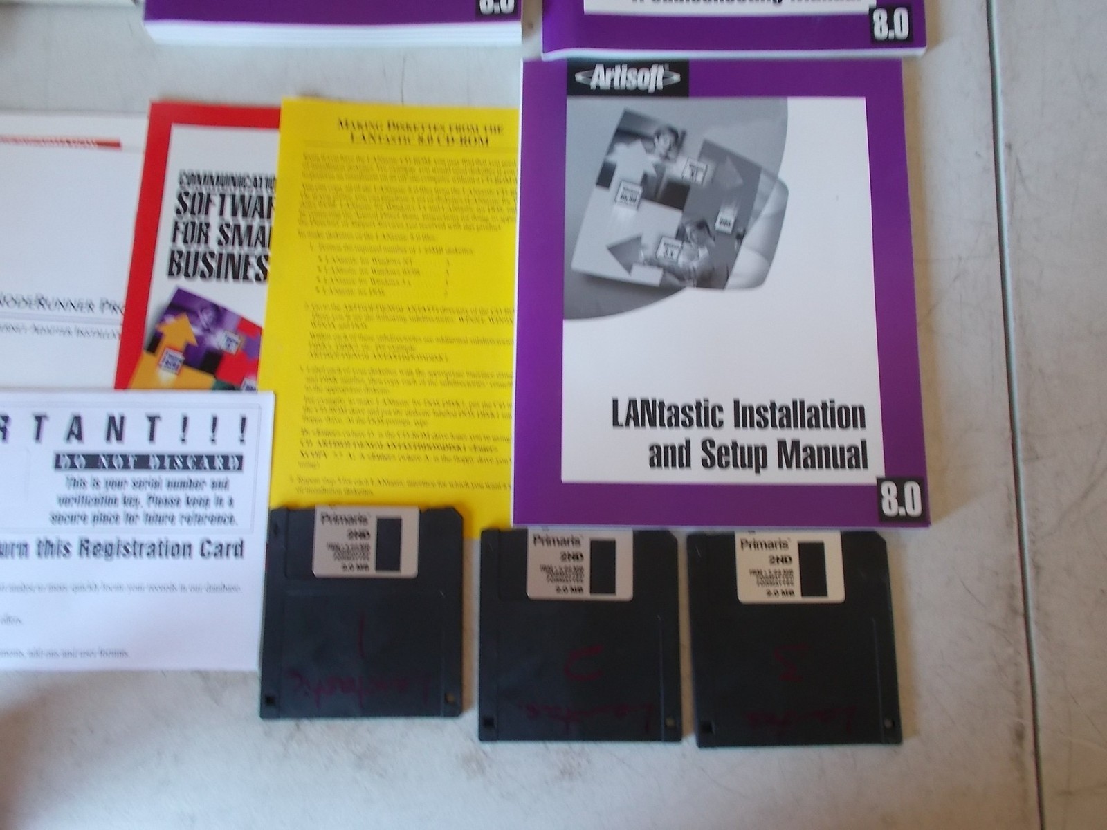 Artisoft Lantastic 8.0 Add-On, As shown *FREE SHIPPING*