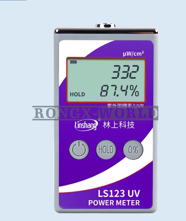 LS123 UV Power Meter Handheld LCD UV Radiation Tester Illumination Radiometer