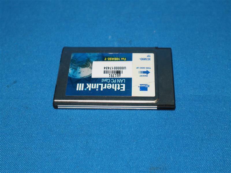 3Com 3C589D-TP 16-0108-000 Rev:B EthernetLink III Lan PC Card for 10BASE-T