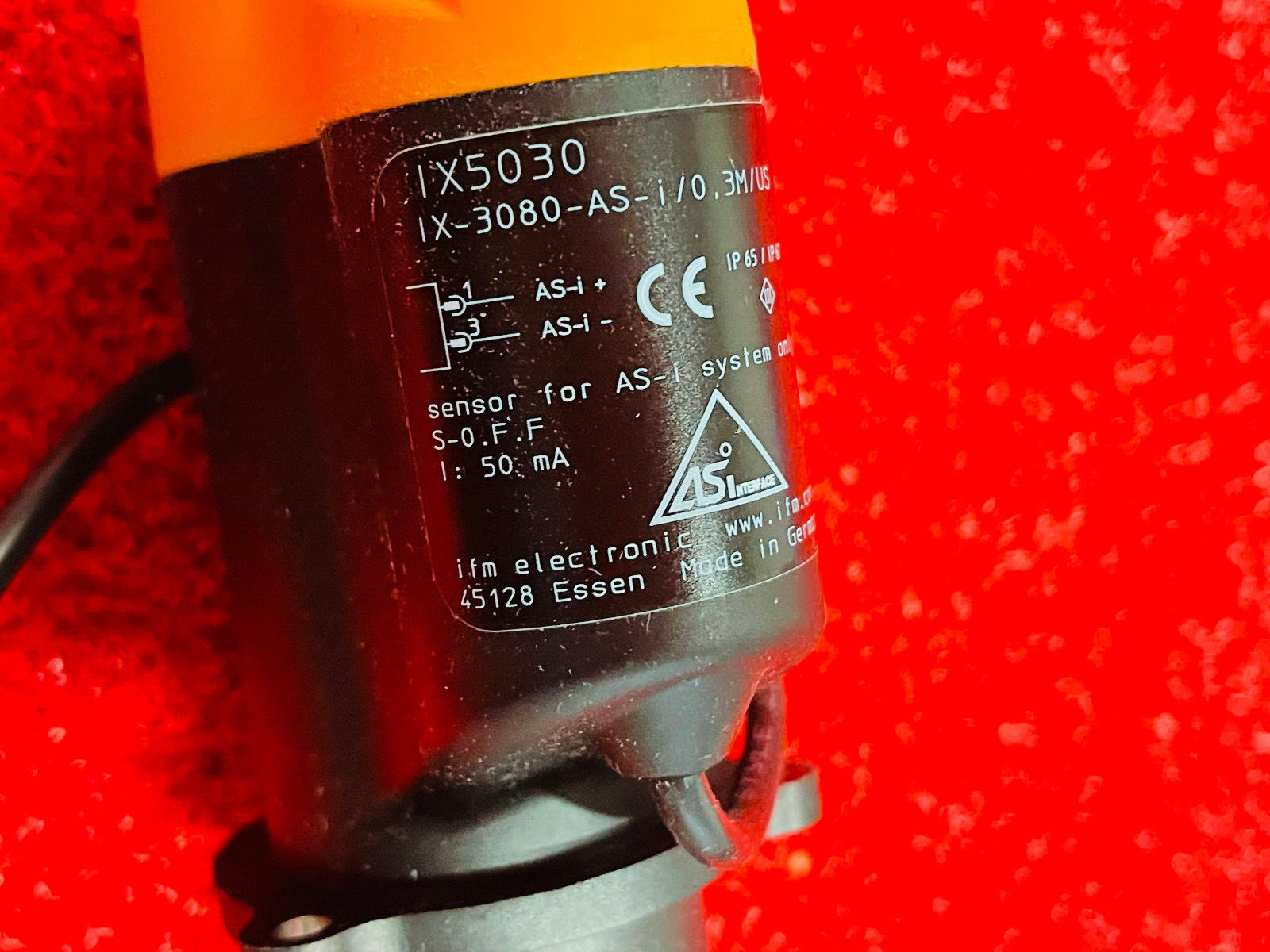 IFM Efector IX5030 Valve Sensor IX-2080-AS-i/0,3M/US
