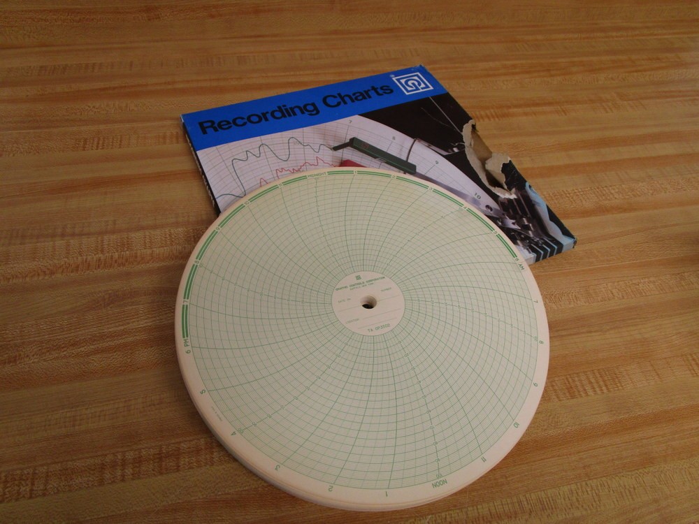 Graphic Controls OP-3502 Recording Charts OP3502 (Pack of 100)