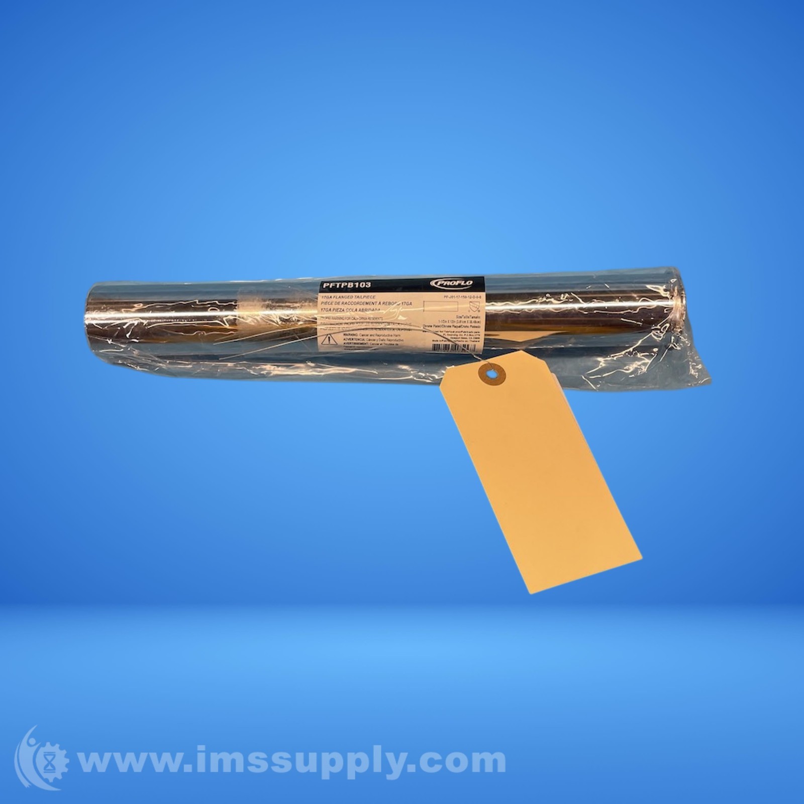 Proflo PFTPB103 17GA Flanged Tailpiece FNIP