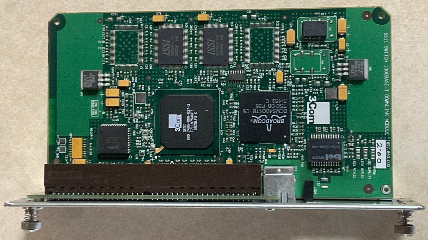 3Com 1697-061-000 SuperStack II 64 Bit Backplane-Used and Tested