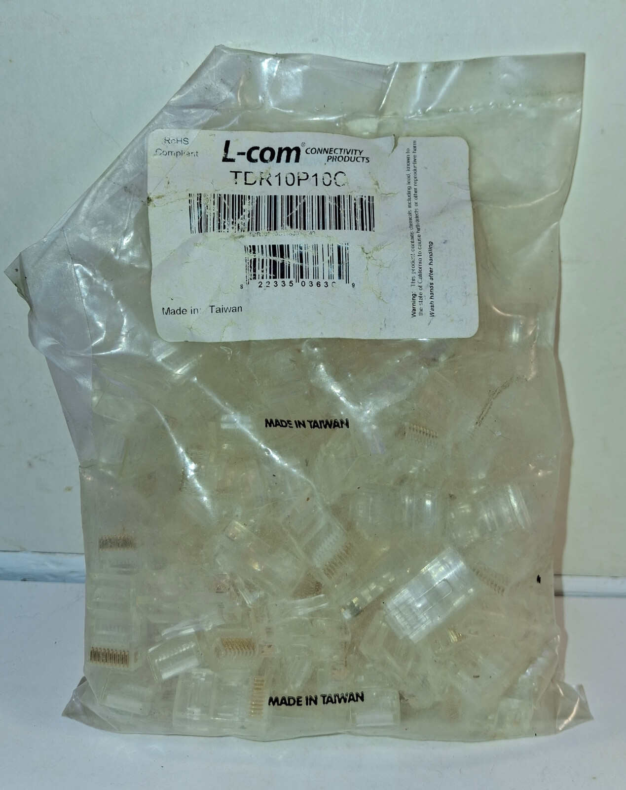 79 NEW L-COM TDR10P10C PLUGS RJ45 NNB ***MAKE OFFER***