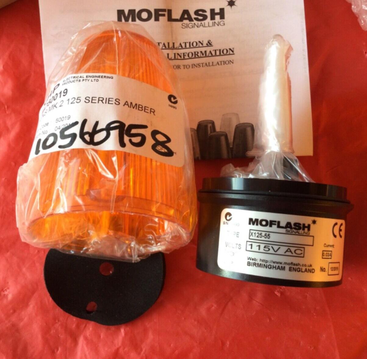NHP MOFLASH X-125-55 Orange Beacon