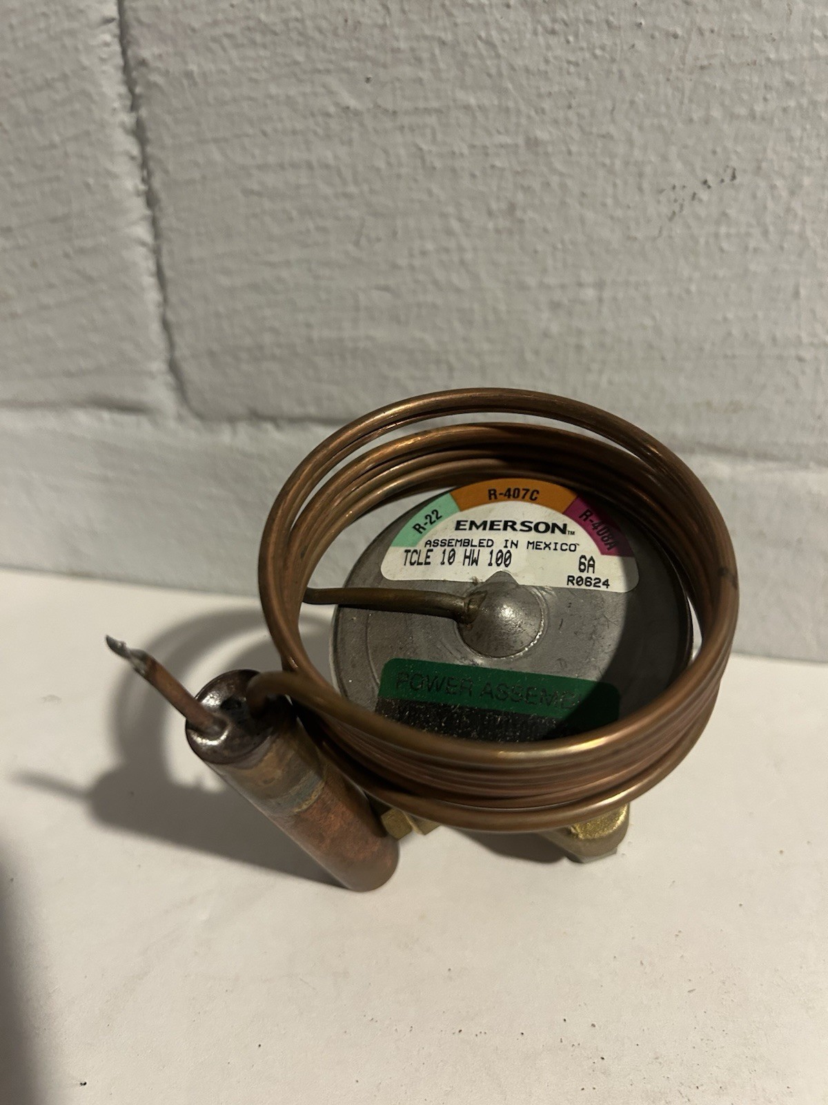 NOS ALCO Thermo Expansion Valve TCLE-10-HW-100 10-ton 5′ Tube R22