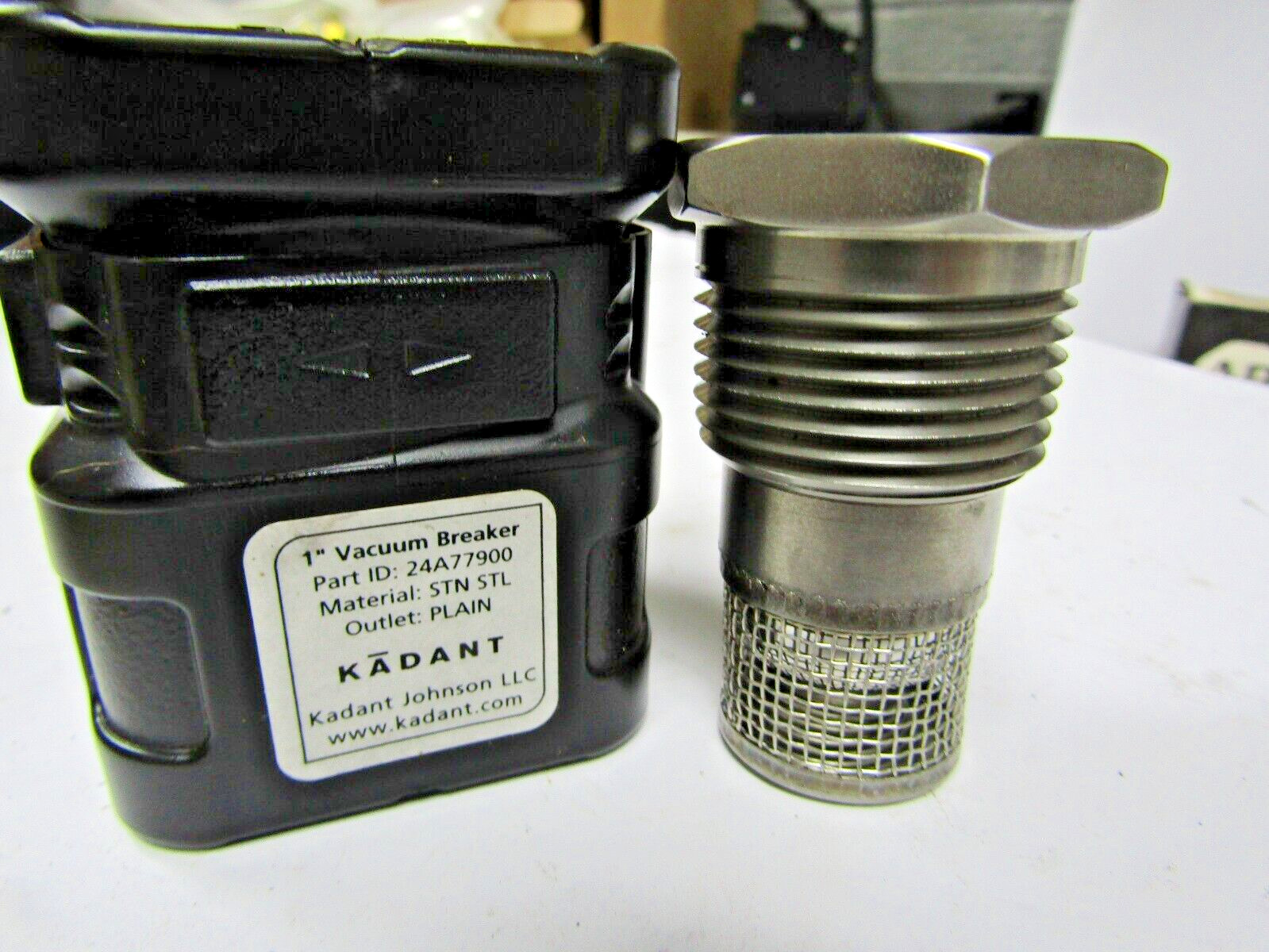👀 NEW KADANT JOHNSON VB-8 STAINLESS VACUUM BREAKER 1″ NON-THREADED I.D 24A77900