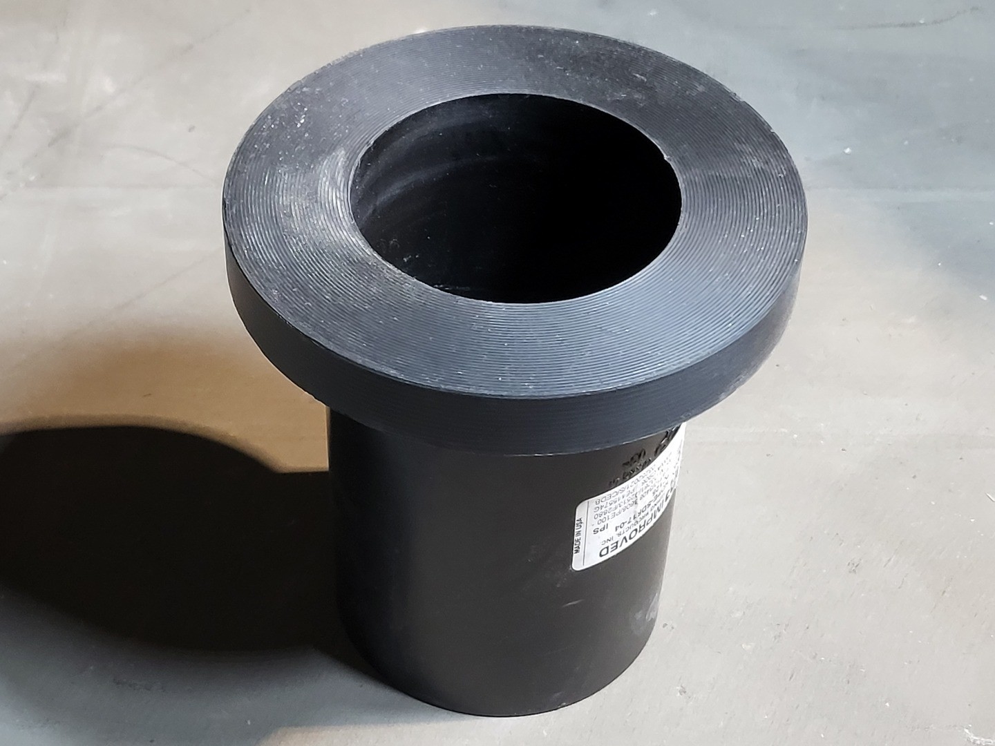 SURPLUS NEW Improved Piping Products HDPE-SDR17-04 PC125 4″ Flange Adapter