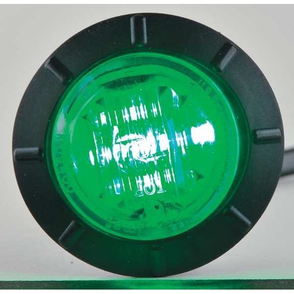 Maxxima M09400g Courtesy Light, 6 Led, 1-1/4In Round, Green