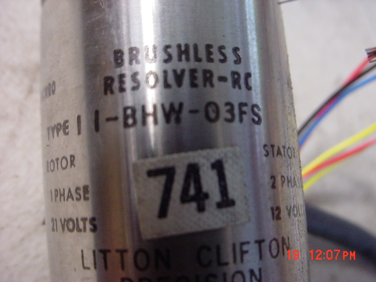 CLIFTON 11-BHW-03FS BRUSHLESS RESOLVER