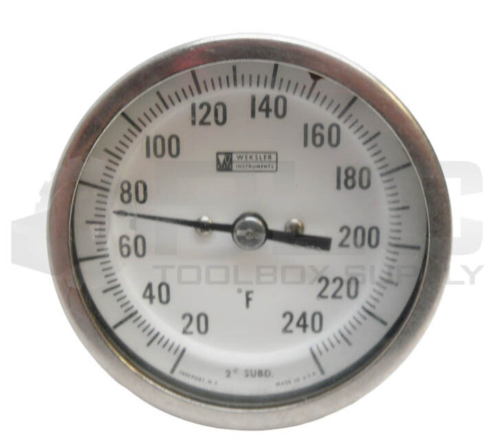 WEKSLER BM2-1-72 THERMOMETER 20-240DEG F