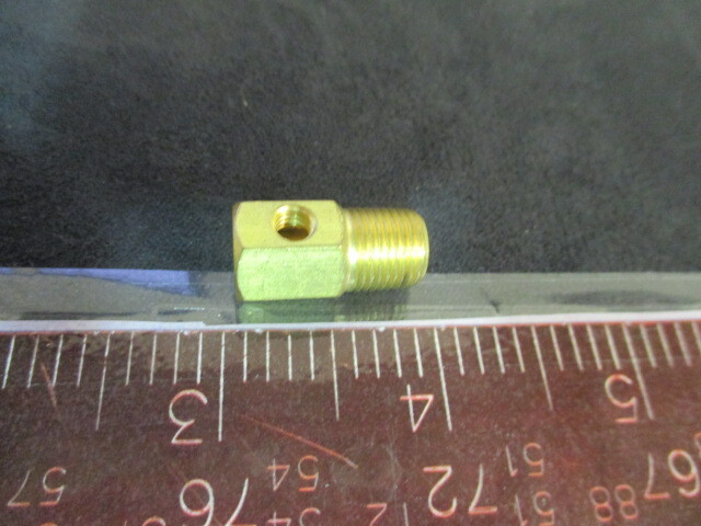 Parker 46F087 FITTING, BRASS T 1/8 IN. NPT 10-32 15