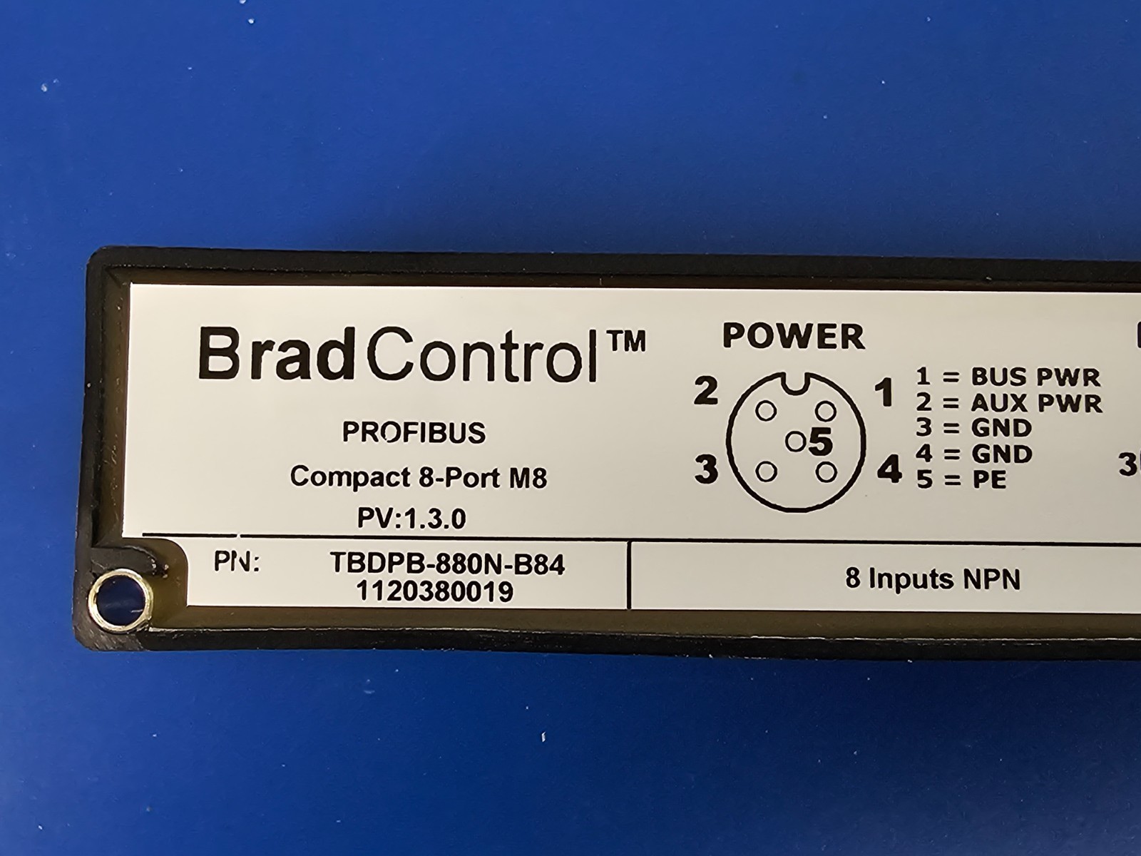 MOLEX TBDPB-880N-B84 PROFIBUS Compact 8-Port M8