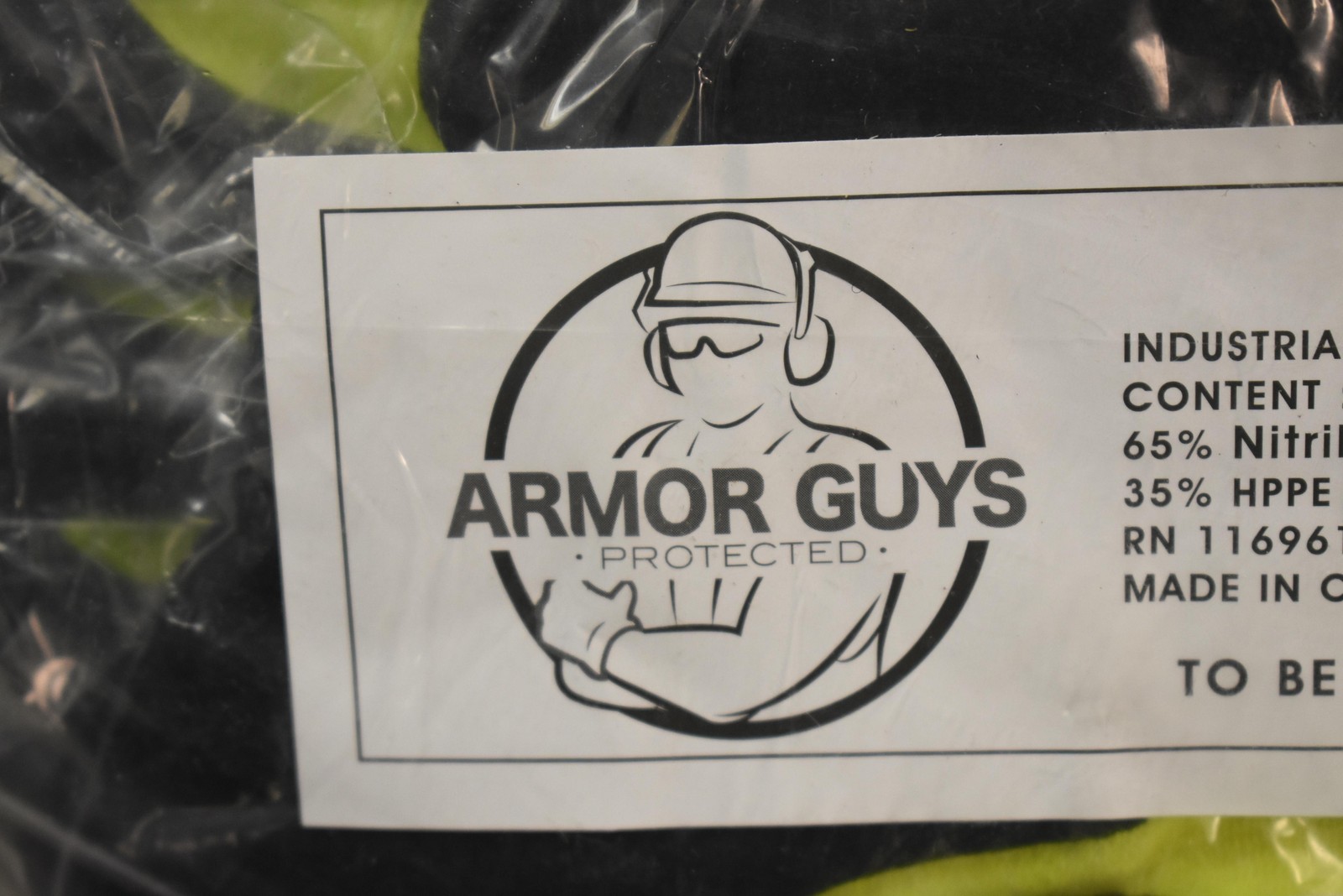 Armor Guys 04-300HV/XL Industrial Work Gloves XL 1 Dozen Hi-Vis Yellow