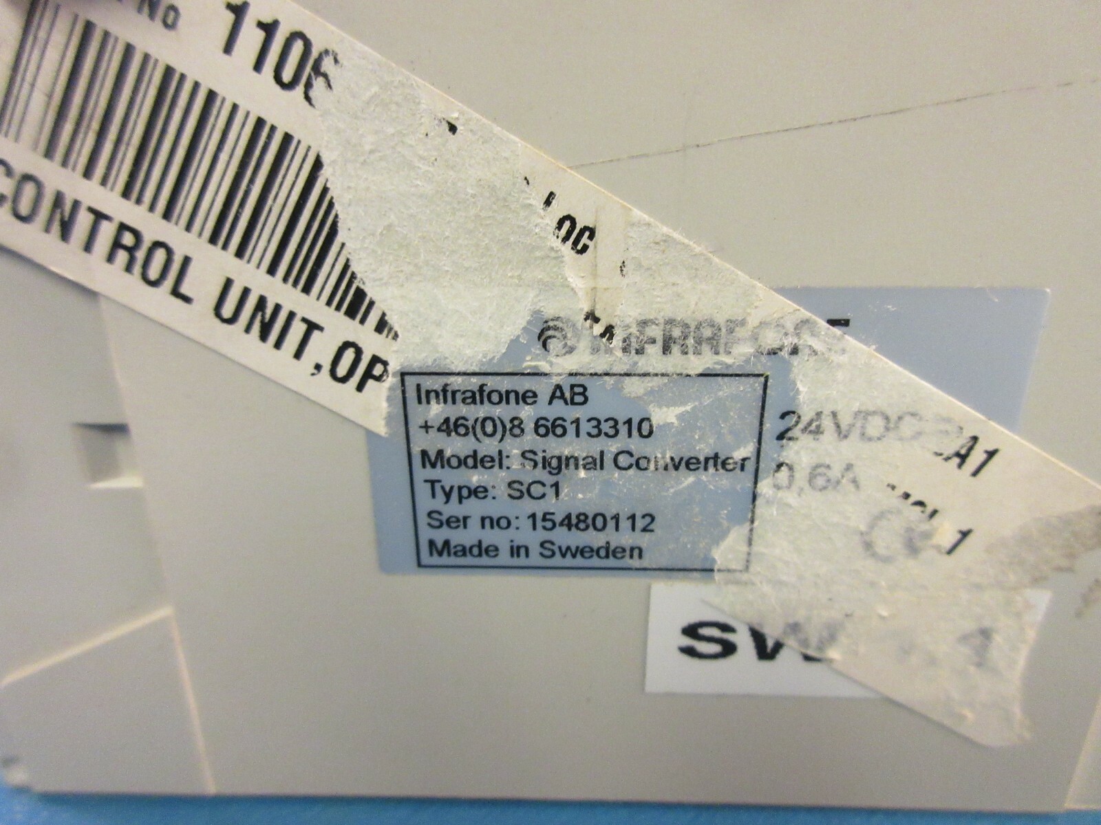 INFRAFONE AB, Type SC1 Signal Converter 24VDC
