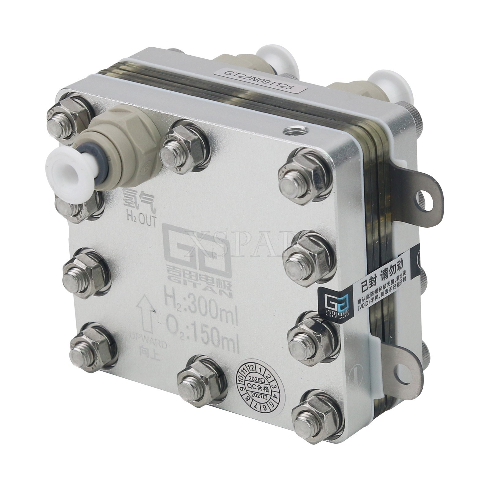 GT-A300A-2150 300ML Electrolytic Cell Module Hydrogen Generator for Pure Water