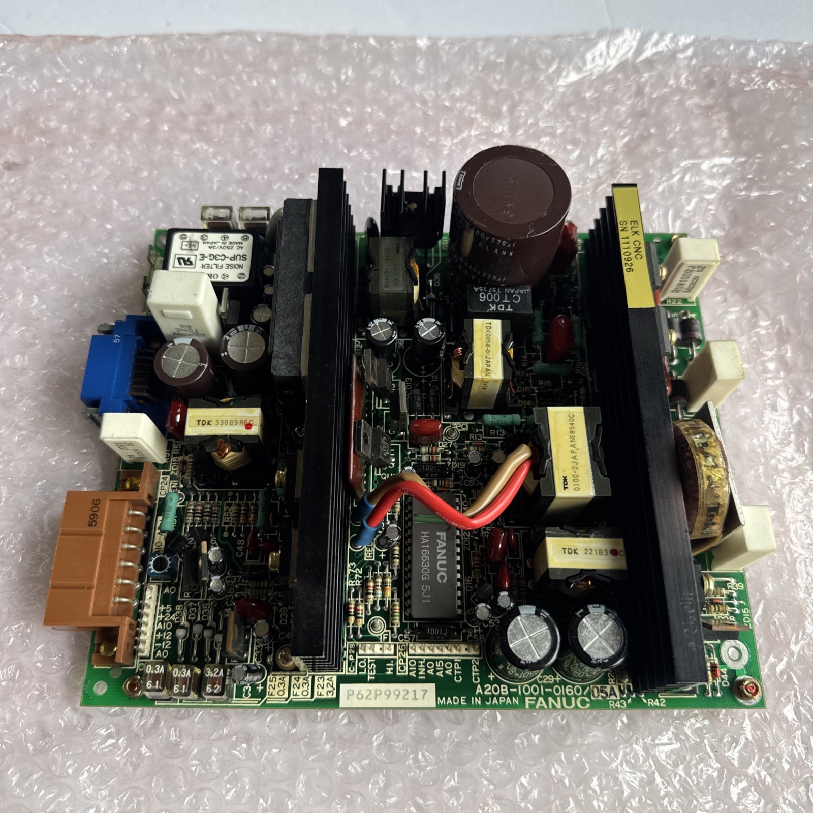 FANUC A20B-1001-0160 /05A OPERATOR PANEL CIRCUIT BOARD
